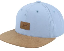Suede Cap Fog Blue Mini Ripstop Snapback - Reell