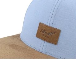 Suede Cap Fog Blue Mini Ripstop Snapback - Reell