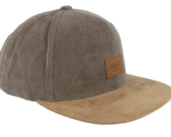 Suede Cap Olive Corduroy Snapback - Reell