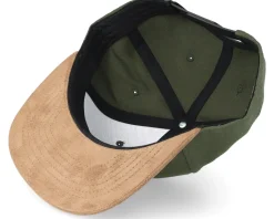 Suede Dark Olive Snapback - Reell