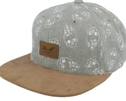 Suede Grim Grey Snapback - Reell