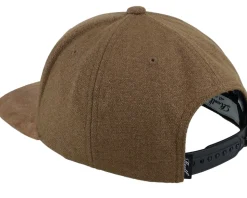 Suede Latte Brown Snapback - Reell