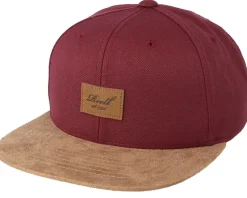Suede Maroon Snapback - Reell