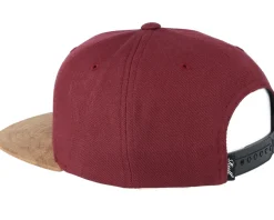 Suede Maroon Snapback - Reell