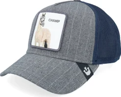 Suited Champ Navy A-Frame Trucker - Goorin Bros.