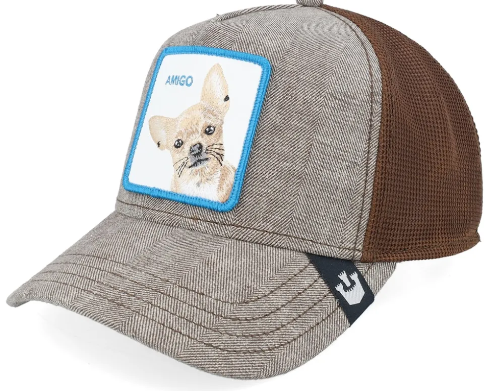 Suited Friend Brown A-Frame Trucker - Goorin Bros.