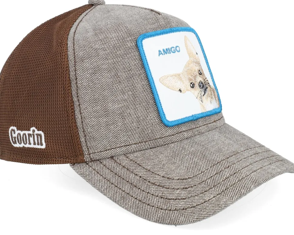 Suited Friend Brown A-Frame Trucker - Goorin Bros.