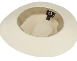 Summer C-crown Fedora White Straw Hat - Jaxon & James