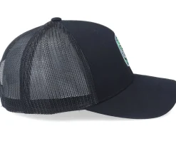 Summer Magic Palm Tree Black Trucker - Iconic