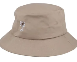 Summer Palm Logo Khaki Bucket - Iconic