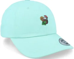 Summer Pina Coco Nut Drink Diamond Blue Dad Cap - Iconic