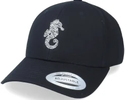 Summer Sea Horse Black Curved Adjustable - Iconic