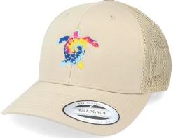 Summer Sea Turtle Khaki Trucker - Iconic