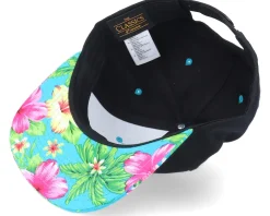 Summer Space Invasion Black/Aqua Snapback - Iconic