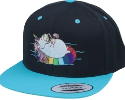 Summer Unicorn Black/Teal Snapback - Iconic