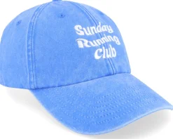 Sunday Running Club Washed Cornflower Dad Cap - Iconic