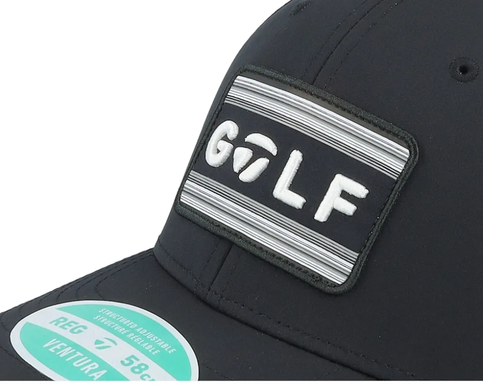Sunset Golf Hat Black Adjustable - Taylor Made
