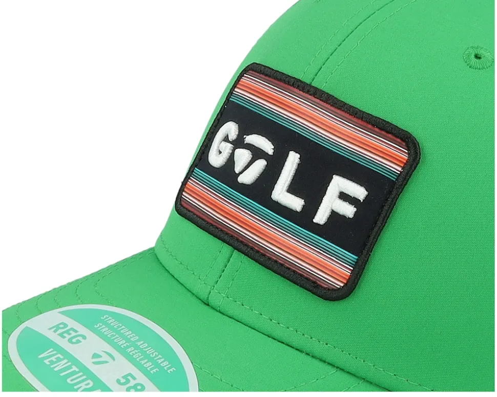 Sunset Golf Hat Green Adjustable - Taylor Made