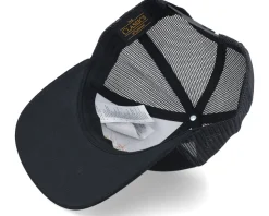 Sunset Logo Black Trucker - Bearded Man