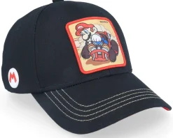 Super Mario Kart Mario Black/Red Adjustable - Capslab