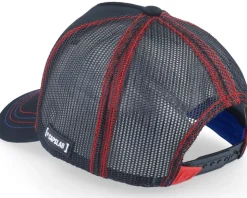 Super Mario Kart Mario Black/White/Blue Trucker - Capslab