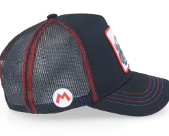 Super Mario Kart Mario Black/White/Blue Trucker - Capslab