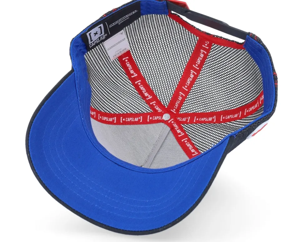 Super Mario Kart Mario Black/White/Blue Trucker - Capslab