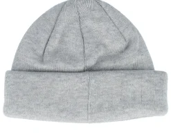 Super Soft Knit Heather Grey Short Beanie - Djinns