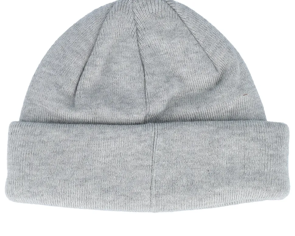 Super Soft Knit Heather Grey Short Beanie - Djinns