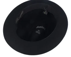 Superfine Wool Black Fedora - Borsalino