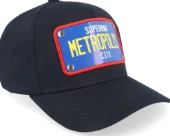 Superman Metropolis City Black Adjustable - Capslab