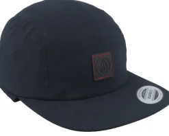 Surf Vitals J Robinson Black Strapback Ear Flap - Volcom