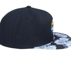 Surfer Boy Sunset Black/Rose Grey Snapback - Iconic