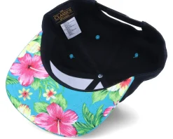 Surfer Sunset Logo Black/Tropical Snapback - Iconic