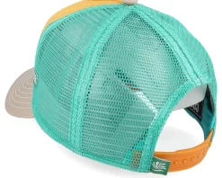 Surfy Car Khaki/Orange A-Frame Trucker - Coastal