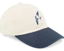 Swallow Bird Washed Stone/Navy Dad Cap - Wild Spirit
