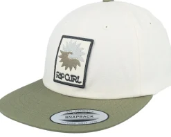 Swc Art Badge Cap Bone Strapback - Rip Curl