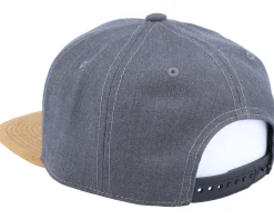 Sweden Map Patch Dark Heather Grey/Suede Snapback - Iconic