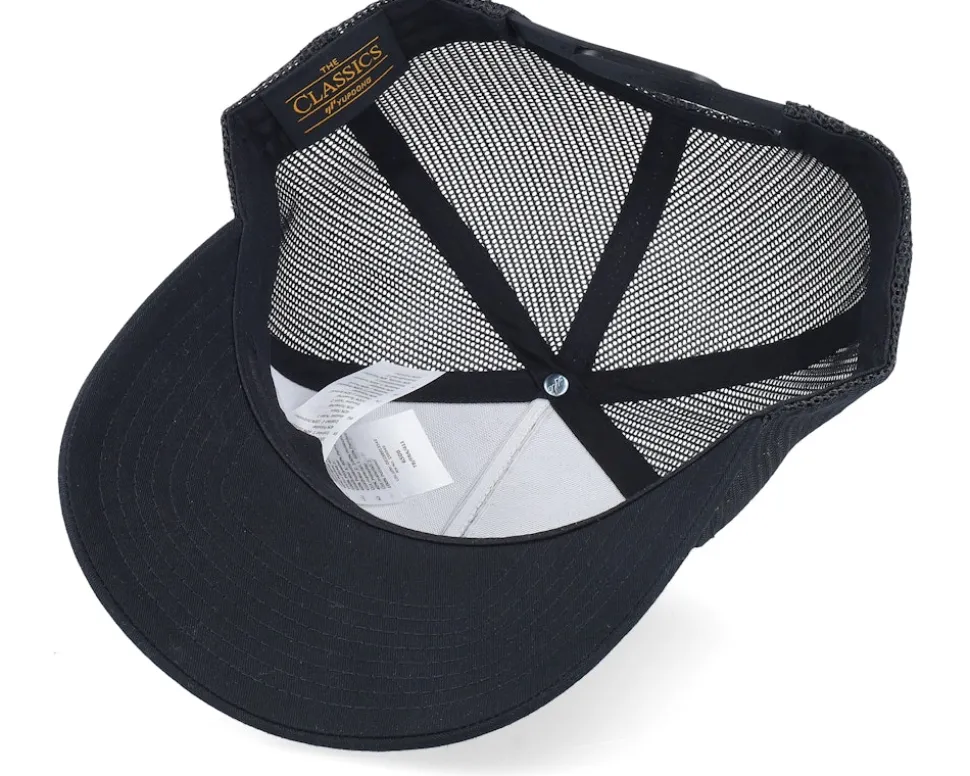 Sweden Patch Logo Black A-frame Trucker - Wild Spirit