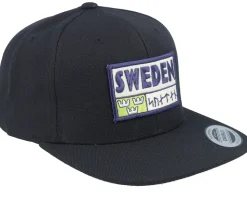Sweden Patch Logo Black Snapback - Wild Spirit