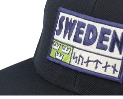 Sweden Patch Logo Black Snapback - Wild Spirit