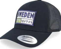 Sweden Patch Logo Black Snapback - Wild Spirit
