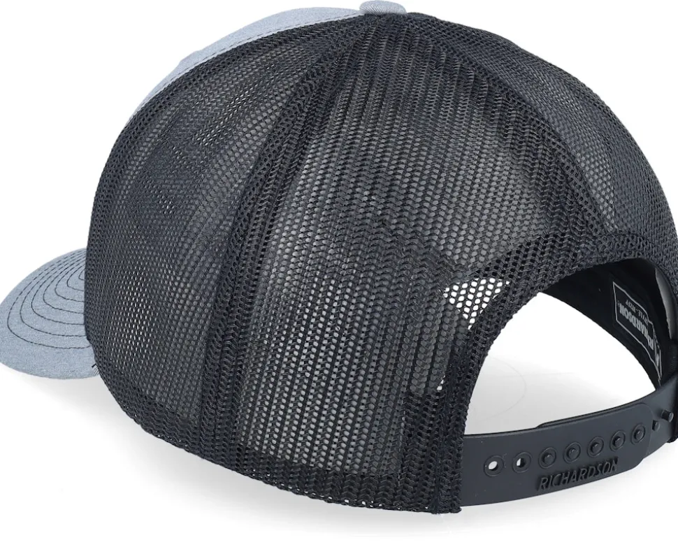 Sweden Patch Logo Heather Grey/Black A-frame Trucker - Wild Spirit