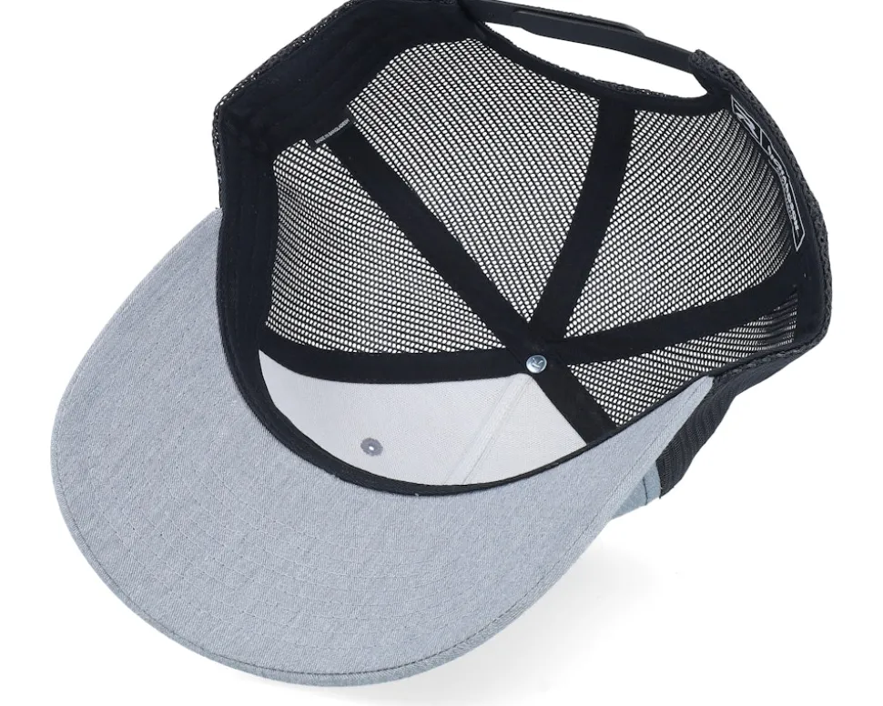 Sweden Patch Logo Heather Grey/Black A-frame Trucker - Wild Spirit
