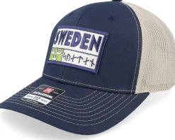 Sweden Patch Logo Heather Grey/Black A-frame Trucker - Wild Spirit