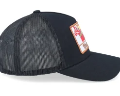 Swedish Dalarna Landscape Black A-Frame Trucker - Wild Spirit