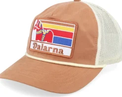 Swedish Dalarna Landscape Black A-Frame Trucker - Wild Spirit