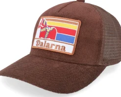 Swedish Dalarna Landscape Terry Brown A-frame Trucker - Wild Spirit