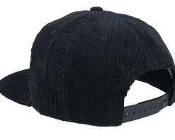 Swedish Dalarna Landscape Corduroy Black Snapback - Wild Spirit