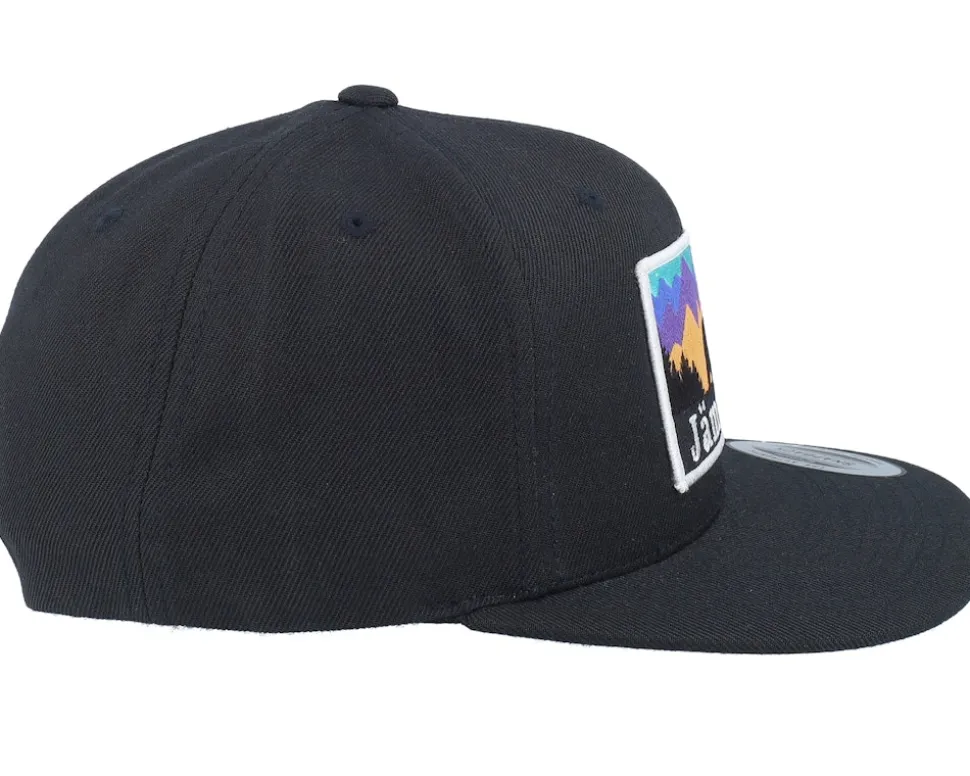 Swedish Jämtland Landscape Black Snapback - Wild Spirit